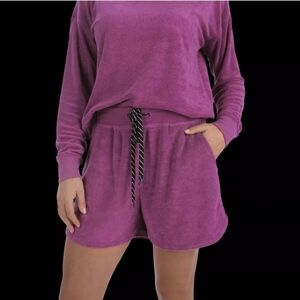 Sea-Doo Women’s Shorty Terry Violet Shorts Drawstring Waist Size 2XL
